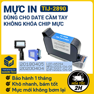 (BH 1 THÁNG TPHCM) Mực in máy in date cầm tay TIJ-2890