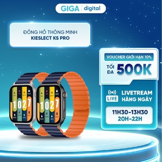  Đồng hồ thông minh Kieslect Ks Pro - Màn hình amoled siêu lớn 2.01 inch - Theo dõi sức khỏe toàn diện: nhịp tim SPO2 