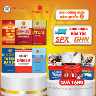 Sách - Combo 8 cuốn Sách Luật - Hình sự, Dân Sự, Đất Đai, Doanh Nghiệp, Lao Động - Lẻ tùy chọn