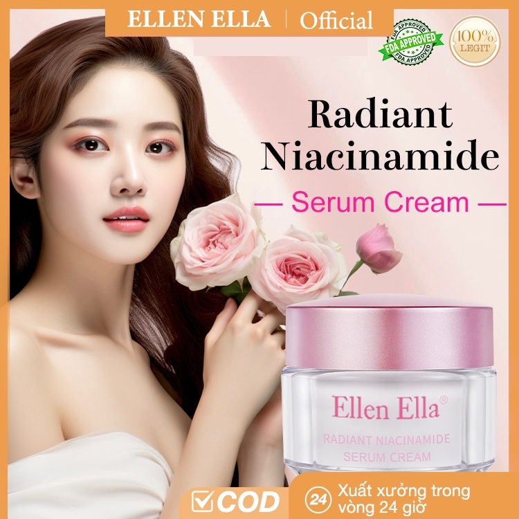ELLEN ELLA Kem Dưỡng Trắng Da Nâng Tone,Chống Lão Hóa 3 Trong 1-Kem Làm Trắng, Chống Nắng, Kem BB-An