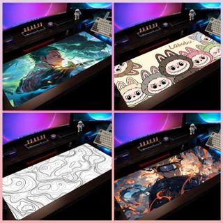 Lót chuột CỠ LỚN 80x30cm dày 3mm đa dạng mẫu mã, pad chuột gaming bo viền chống trơn trượt Techstar