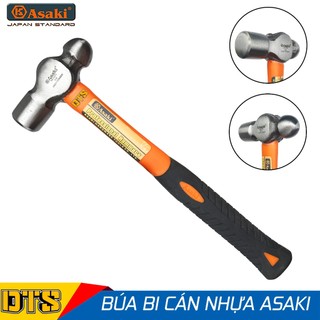Búa bi đầu tròn cán nhựa tpr độ ổn định cao 1lb / 454gr asaki ak-9554