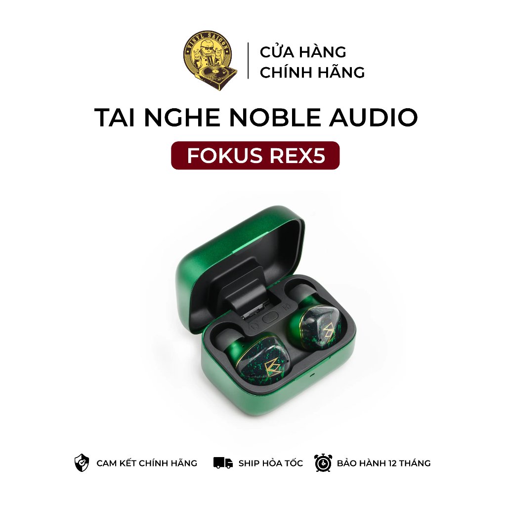 Tai nghe không dây Noble FoKus Rex5 true wireless - Bảo hành 12 tháng