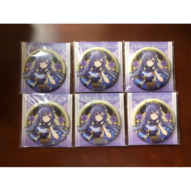 Keqing Genshin Impact Mihoyo badge huy hiệu