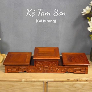 Kệ Tam Sơn Gỗ Hương, Kệ Để Tượng, Bát Hương - Tuệ Nga