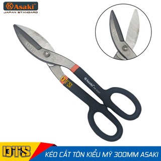 Kéo cắt tôn kiểu mỹ thép chrome vanadium 12inch/ 300mm asaki ak-0331