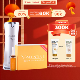 Bộ sản phẩm Serum đặc hiệu nám Valentine 10ml & Kem dưỡng da Collagen Tây Thi 30g - Sao Thái Dương