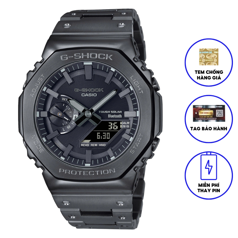 Đồng Hồ Casio Nam Dây Thép Không Ghỉ Chính Hãng G-SHOCK GM-B2100BD-1A