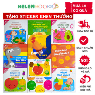 Sách Ehon Song ngữ Việt Anh Cho Bé từ 0 - 6 tuổi (bộ 10 cuốn có file nghe)