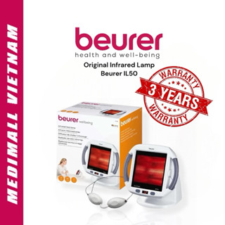 Đèn hồng ngoại trị liệu Beurer IL50, công suất lớn 300W, hẹn giờ tự động tắt nguồn chính hãng