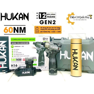Máy bắt vít pin 16v mini Hukan G2CV0140N 3 chế độ bắt vít lực siết 140N.m