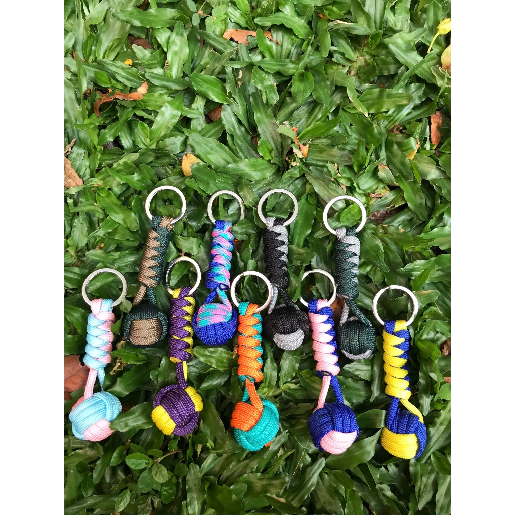 MK09 - Móc khóa bi nhỏ( kiểu thắt nút vảy rắn Snake Knots)