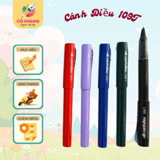 Bút Máy Cánh Diều 109T, Ngòi Lá Tre Luyện Chữ Nét Thanh Nét Đậm, Vỏ Bằng Kim Loại Cao Cấp