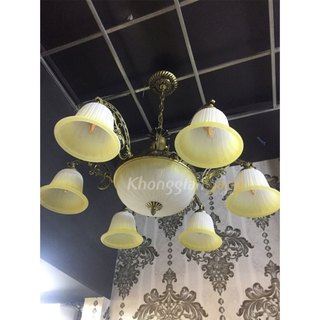 ĐÈN CHÙM 6 TAY ĐƠN GIẢN TREO THẢ TRẦN - GẮN PHÙ HỢP NHIỀU KHÔNG GIAN NHÀ