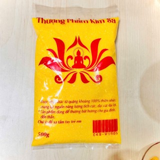  Cát Kim Sa Cát Vàng Lư Hương – Tro Vàng Để Bát Hương Thờ 500g 