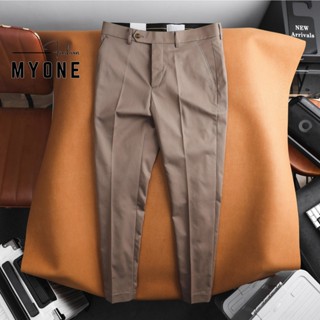 Quần tây âu nam dáng Slimfit vải chống nhăn chống bán bụi, quần dài form ôm vừa trẻ trung thanh lịch Myone