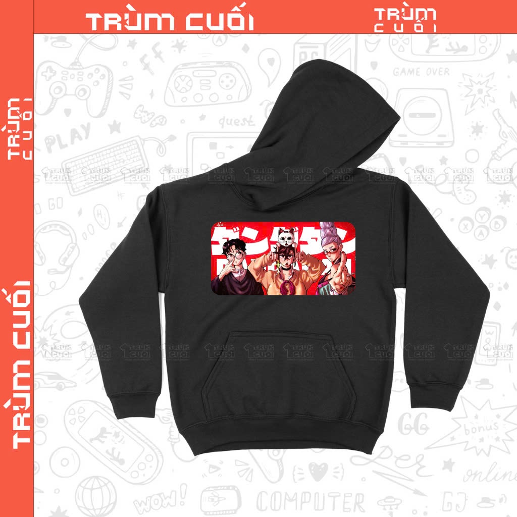 Áo Hoodie Bộ 3 - Dandadan, Trùm Cuối Anime Dandadan, Unisex Nỉ Bông 100% 4 màu nam nữ 0453