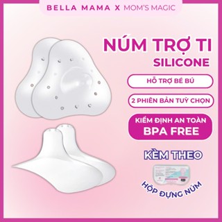 Núm Trợ Ti Mom's Magic, Trợ Ti Silicone Siêu Mềm Mại Giúp Mẹ Cho Bé Bú Dễ Dàng Mom's Magic
