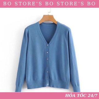  Áo Cardigan Len Mỏng Xuất Nhật Nhiều Màu 