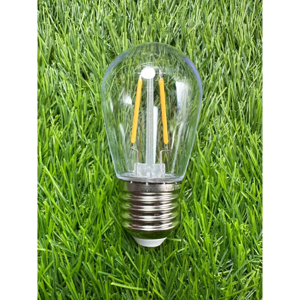  COMBO 10  Bóng đèn Led 3W Edison Classic S14 1 Tóc 2 Tóc Ánh Sáng Vàng Nắng Trang Trí Decor Chiếu Sáng Ngoài Trời 