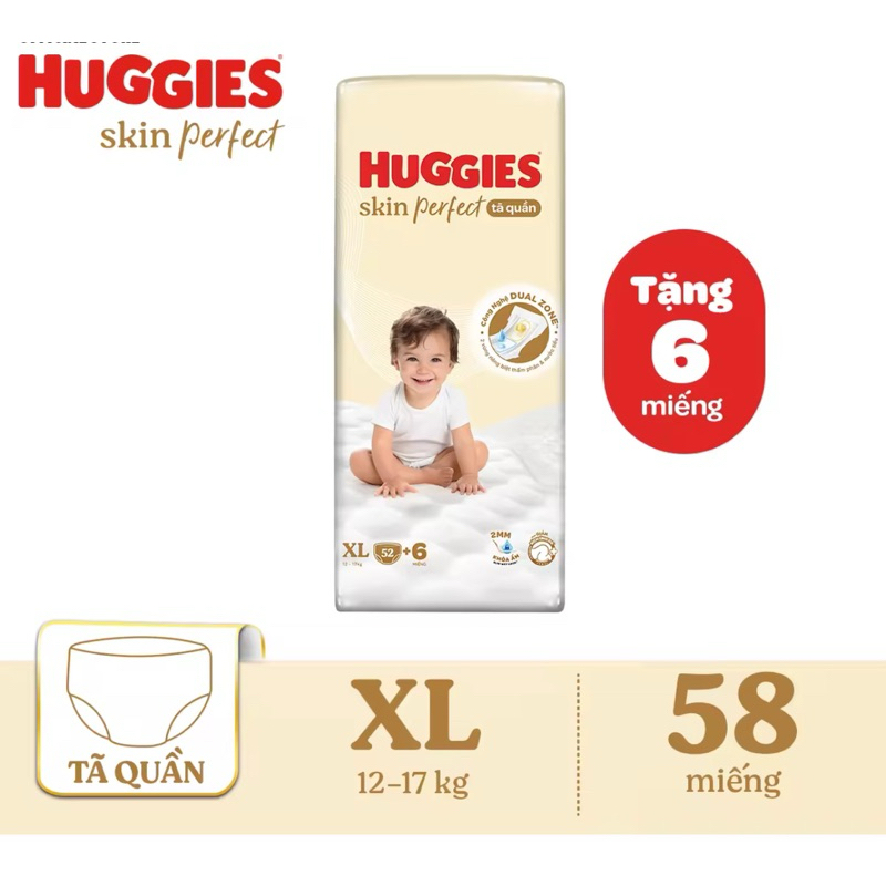 [Phiên bản đặc biệt] Tã quần huggies M74/L68/XL62/XXL56