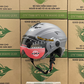 Mũ bảo hiểm Grs a760K có kính - Nón sơn tĩnh điện acer 760 1/2 nửa đầu helmet công nghệ Đài Loan chính hãng