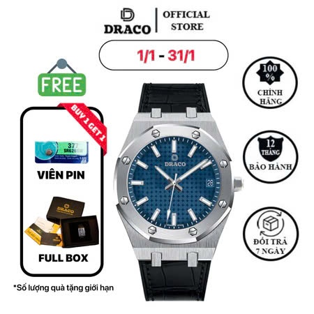 Đồng hồ nam Draco D22-Dr04 – “Revolution Watch” đồng hồ nam chính hãng, phong cách thời thượng