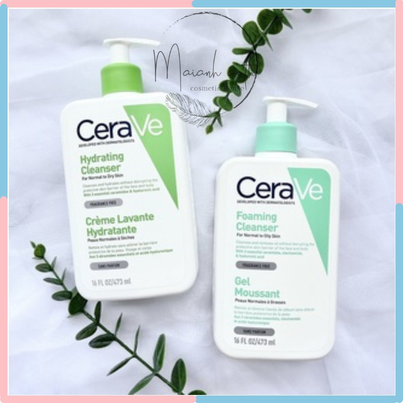 Sữa rửa mặt CERAVE Foaming Facial Cleanser ( 236ml /473ml )