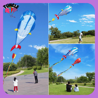 Diều cá heo khí động học, diều khí động học 1 dây dễ thả kích thước 2,2m cho trẻ em và người lớn