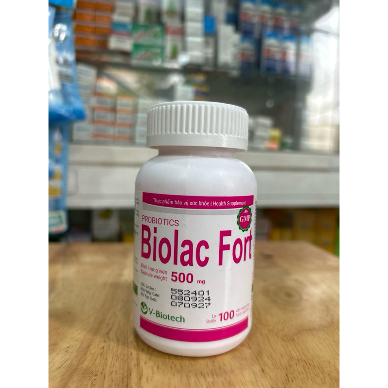 ✅ Biolac Fort lọ 100 viên Bổ sung lợi khuẩn hỗ trợ giảm rối loạn tiêu hoá, giúp ăn ngon miệng