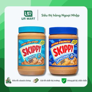 [Date 2/2026] Bơ Đậu Phộng Mỹ SKIPPY Creamy & Super Chunk Peanut Butter 1.36Kg