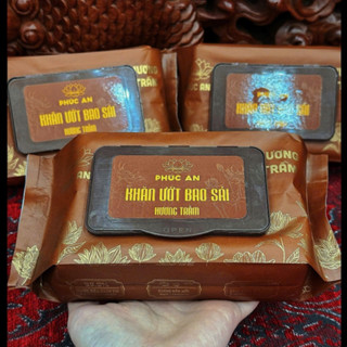 COMBO 10 Gói Khăn Ướt Bao Sái Ban Thờ Cao Cấp,1 Gói / 50 Tờ Hương Thơm Tự Nhiên , An Toàn - Tiện Lợi - Trang Nghiêm