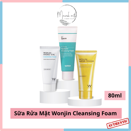 SỮA RỬA MẶT WONJIN CLEANSING FOAM 80ML