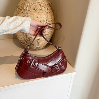 TT273 Túi xách kẹp nách đeo vai họa tiết dây khóa lỗ tròn thời trang Hàn Quốc siêu cá tính hot trend