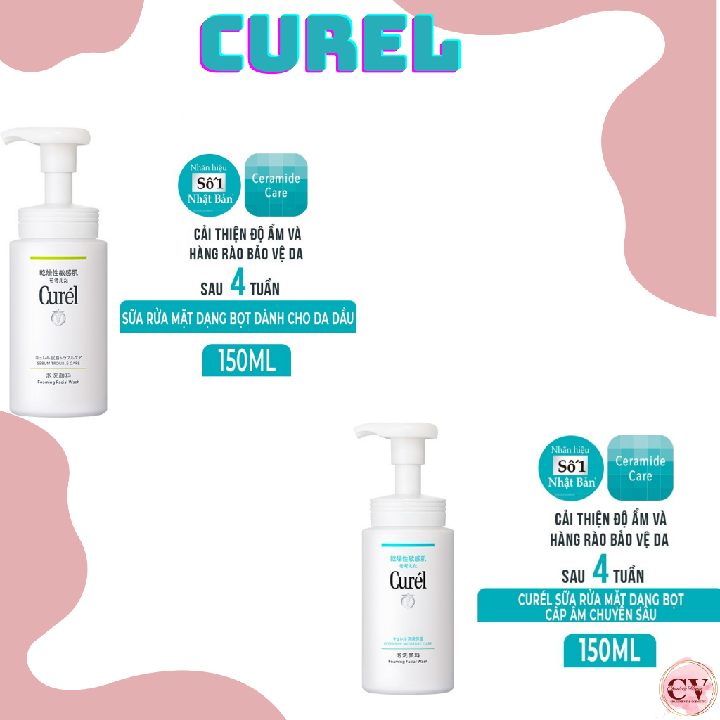 Sữa Rửa Mặt Dạng Bọt Curel 150ml