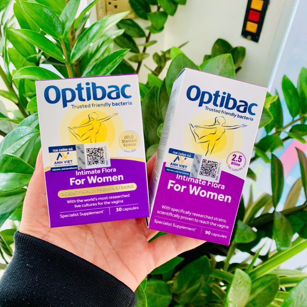 Viên uống bổ sung lợi khuẩn cho nữ OPTIBAC Intimate Flora For Women