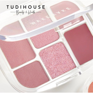  DATE 12 2026 Bảng má hồng   phấn mắt Wakemake Soft Sheer Multi - 02 Lazy Rose 