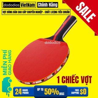 1 Chiếc Vợt Bóng Bàn Cao Cấp Thi Đấu Tiêu Chuẩn Cao - Chính Hãng Dododios