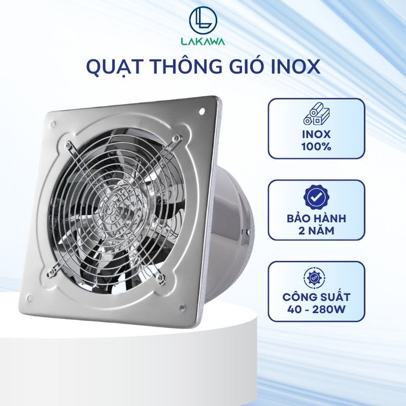   XUẤT VAT  Quạt Hút Mùi Nhà Bếp Nefa Quạt Hút Mùi Nhà Vệ Sinh Chất Liệu Inox Cao Cấp Hút Sạch Mùi Hôi Nhanh Chóng 