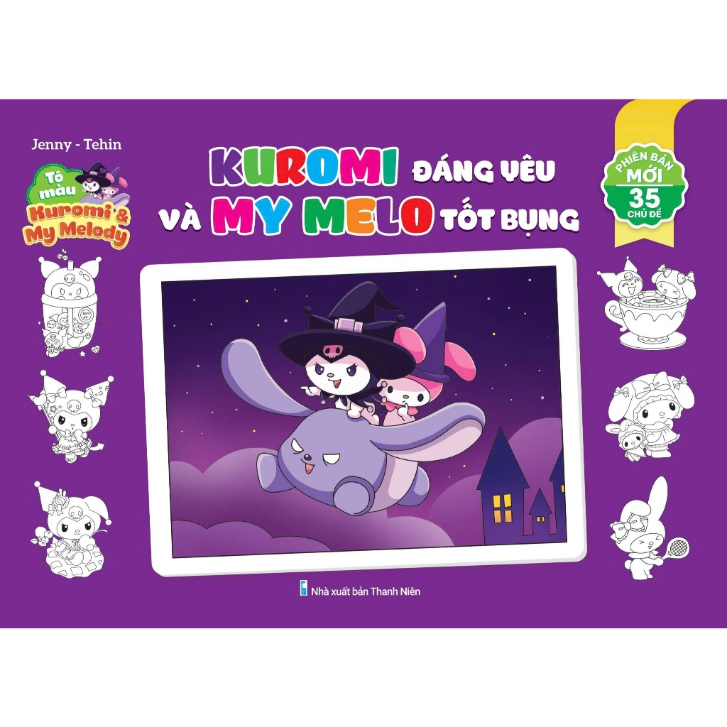 Tô Màu Kuromi Và My Melody – Kuromi Đáng Yêu và My Melody Tốt Bụng
