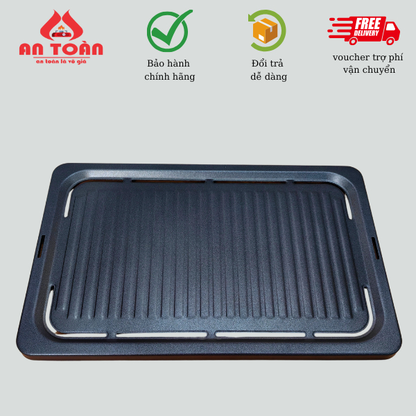 Vỉ nướng GM2520PS cho bếp nướng Mother 2220PS- Hàng chính hãng, nướng thịt, nhiều dầu, chống dính.