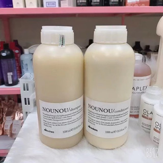 DAVINES NOUNOU gồm dầu gội, dầu xả cho tóc nhuộm, tẩy, tóc khô yếu 1000ml