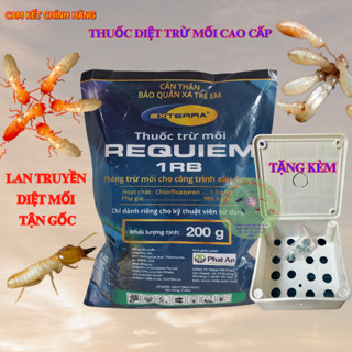   Chính hãng  Thuốc Diệt Mối lan truyền tận gốc REQUIEM 1RB  200g  tặng 2 Trạm nhựa nhử mối -Công nghệ  Mối từ Mỹ 