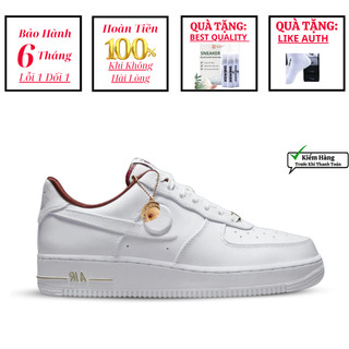 Giày sneaker trắng đồng xu phong cách trẻ trung cho nam nữ