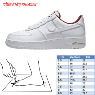 Giày sneaker trắng đồng xu phong cách trẻ trung cho nam nữ