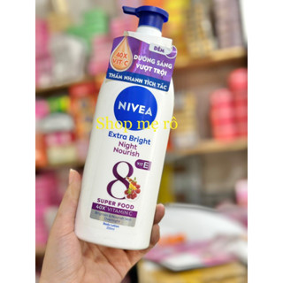 sữa dưỡng thể nivea ban đêm chai vòi 350ml(lẻ 1 chai)