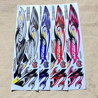 Tem Dán Xe Tem Xe Wave Tem Lửa Chữ Z Mẫu Mới Dán Cho Wave 50/100/110