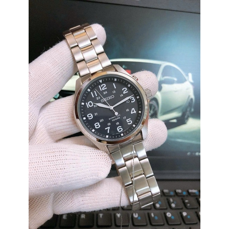 ĐỒNG HỒ NAM CHÍNH HÃNG SEIKO SKA721P1 Kinetic Size 42mm WR 10ATM