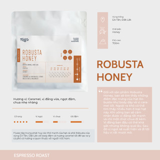 Cà Phê Flusso Espresso Robusta Honey