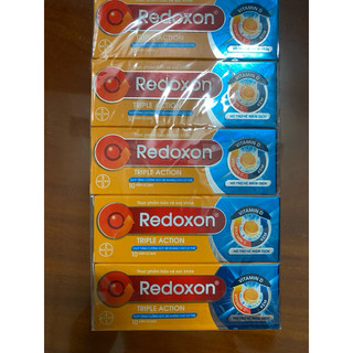 Viên sủi Redoxon Triple Action bổ sung Vitamin C, D, và Kẽm hộp 10 viên (date 12/05/2025)